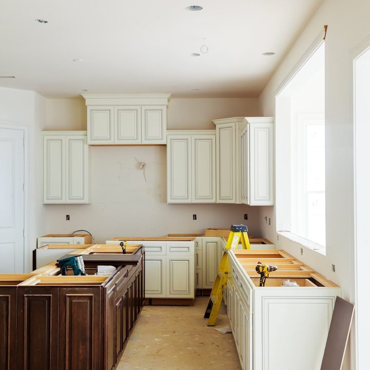 A kitchen in Bonita Springs being remodeled