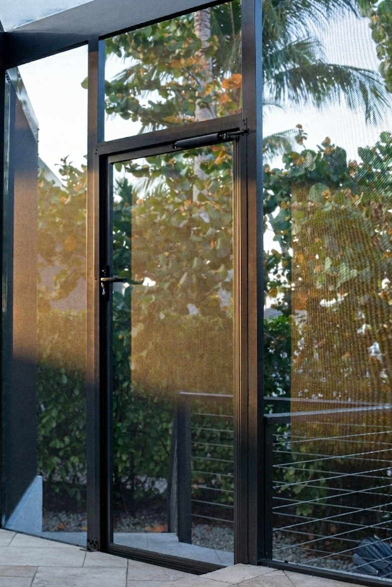 Lanai screen repair in Estero.